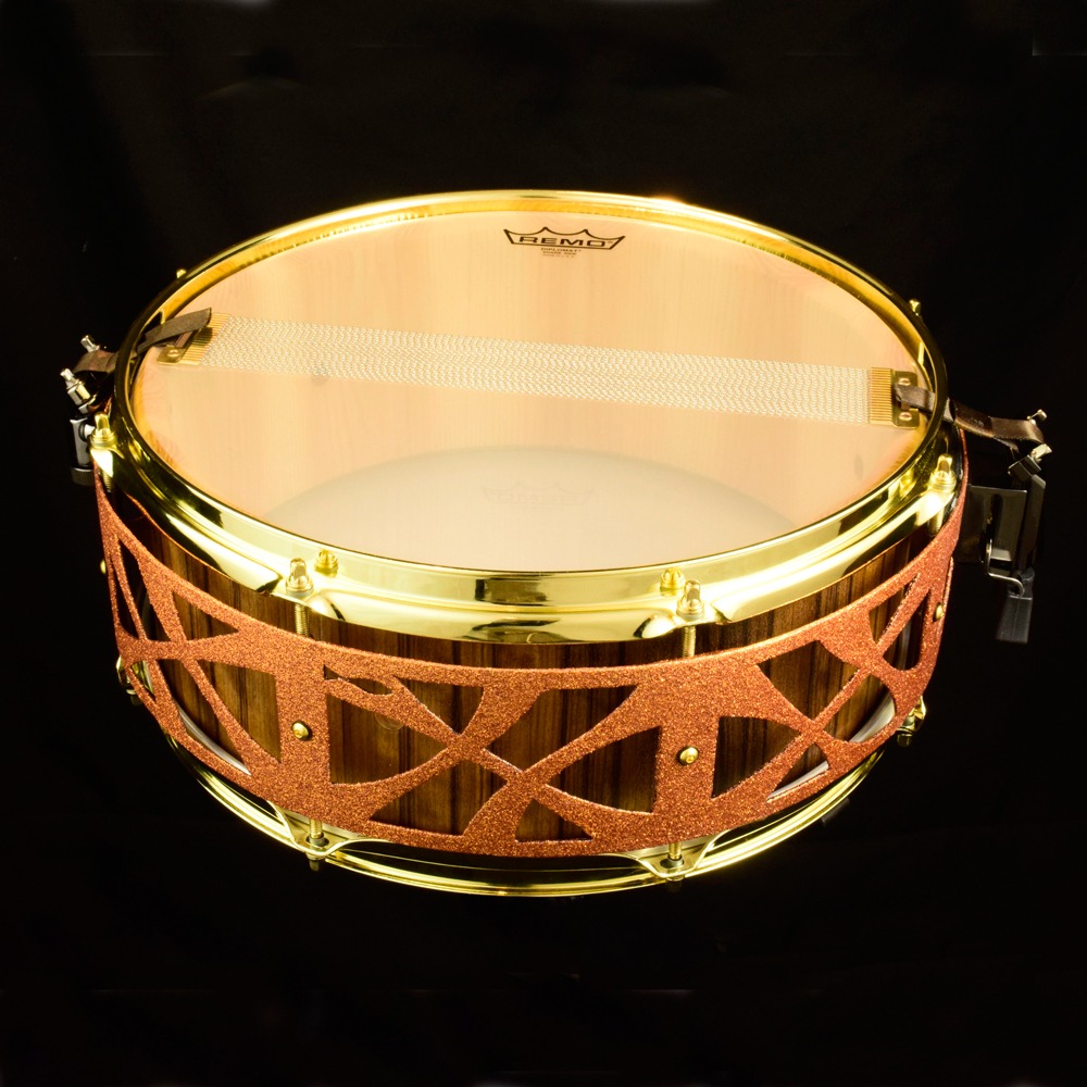snade drum stave shell fully free-floating