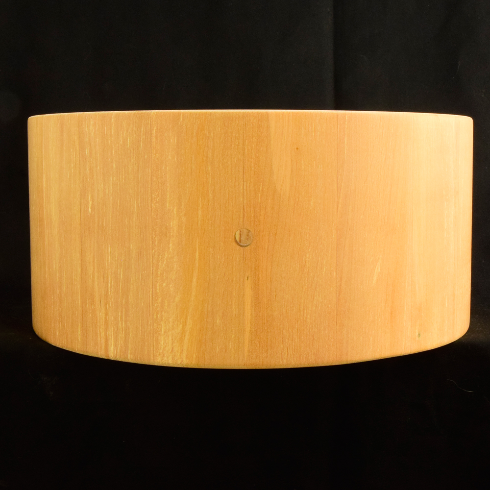 Solid Alder stave shell 14x6.75" for snare drum - Image 4
