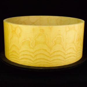 Ash snare drum stave-shell