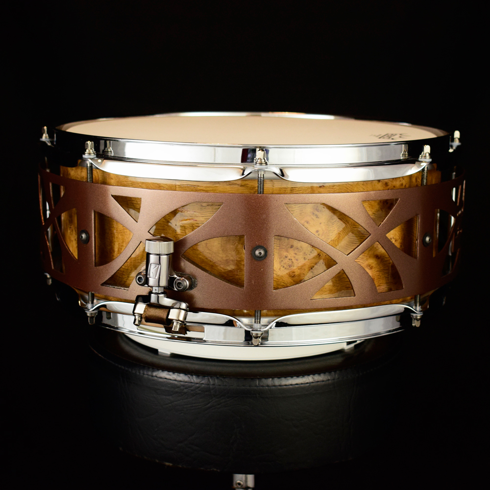 snade drum stave shell fully free-floating