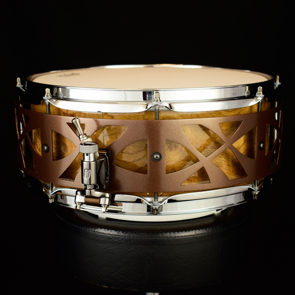 snade drum stave shell fully free-floating