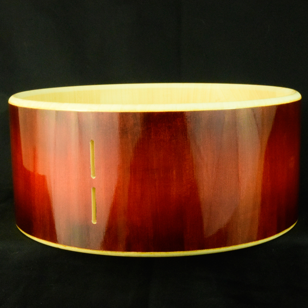 Solid Maple stave snaredrum shell,