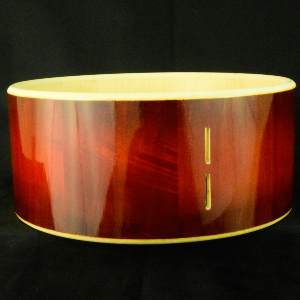 Solid Maple stave snaredrum shell,
