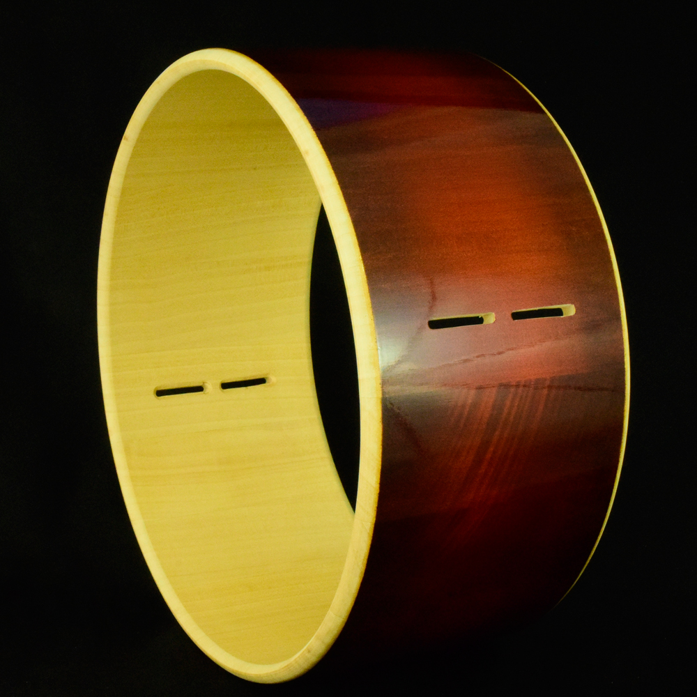 Solid Maple stave snaredrum shell,