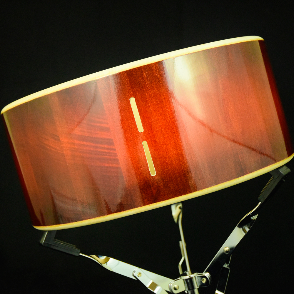 Solid Maple stave snaredrum shell,
