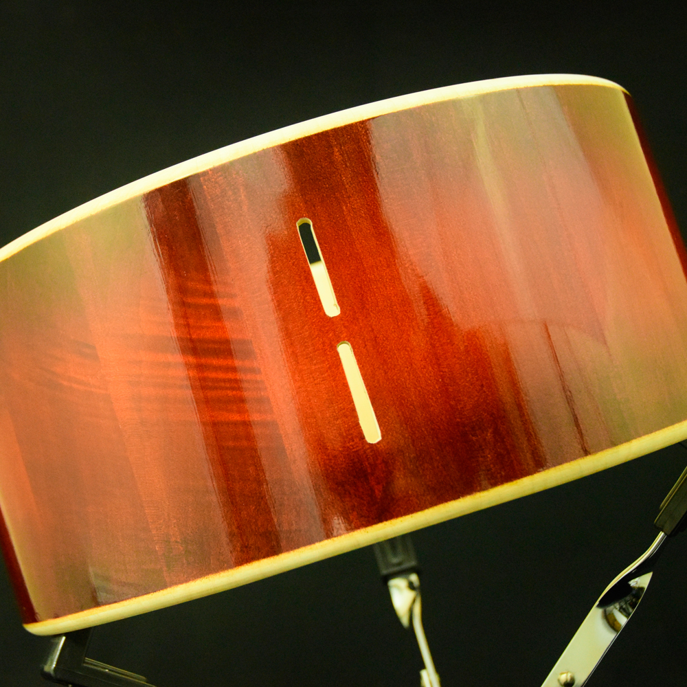 Solid Maple stave snaredrum shell,