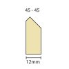 Bearing edge 45 - 45