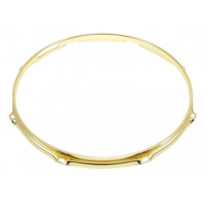 14" 8 Holes Snare Side Brass 3.0mm Super Triple Flange Drum Hoop