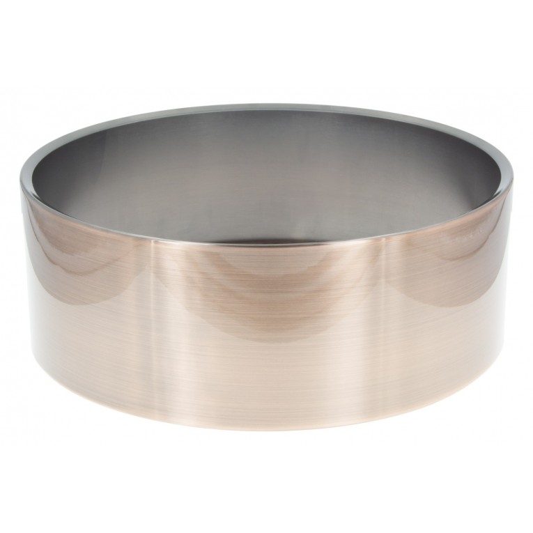 14" x 5.5" Brushed Copper Brass Shell - Snare Drum