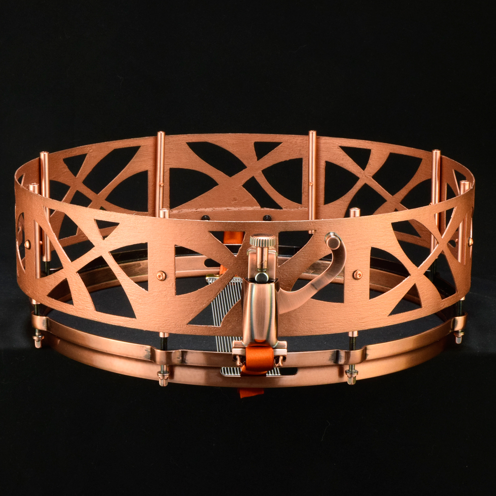 Copper free-floating snare 14x6.5 Die cast hoops