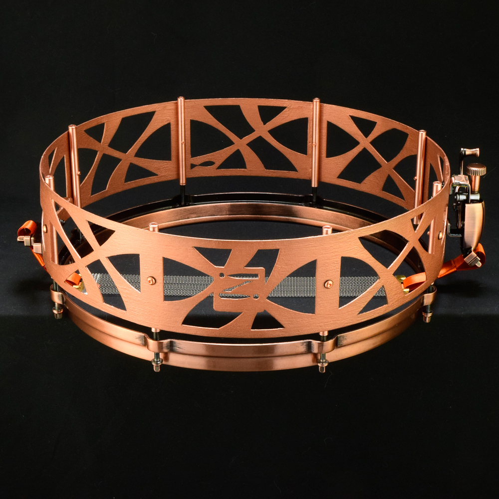 Copper free-floating snare 14x6.5 Die cast hoops