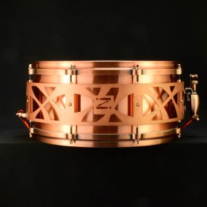 Copper free-floating snare 14x6.5 Die cast hoops