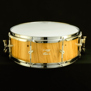 Olivewood snare with free-floating tube lugs